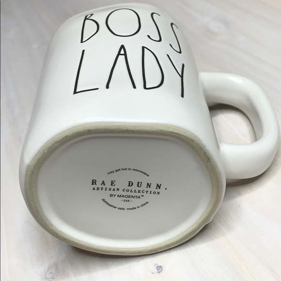 ⭐️ NEW RAE DUNN “BOSS LADY” COFFEE MUG TEA CUP - Picture 5 of 5
